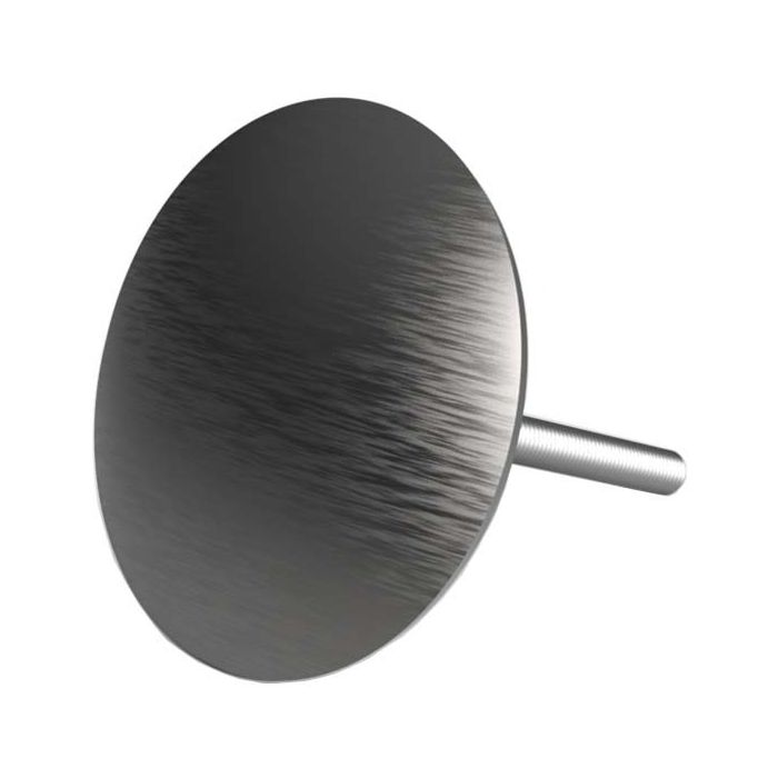 Clou de voirie inox brossé 100 mm