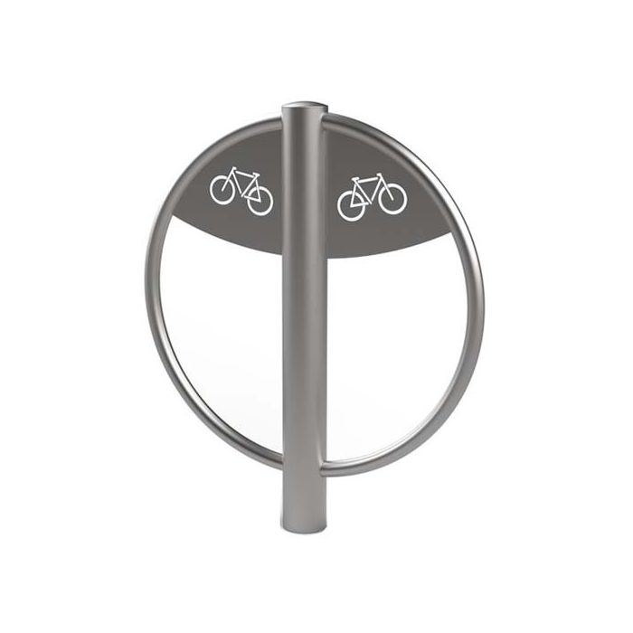 Poteau accroche vélo inox
