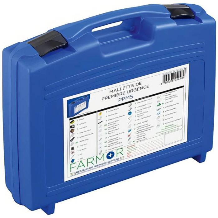 Mallette de secours PPMS Ecole - 30 personnes