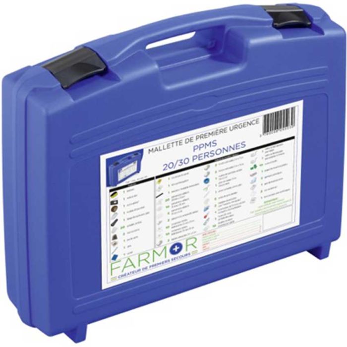 Mallette de secours PPMS Ecole - 30 personnes