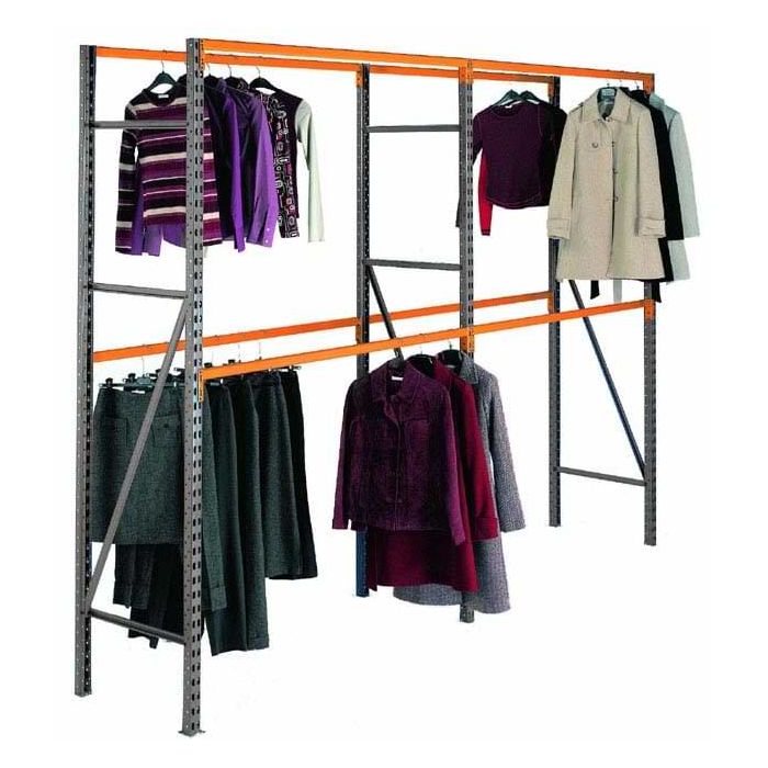 Rayonnage penderie pour cintres