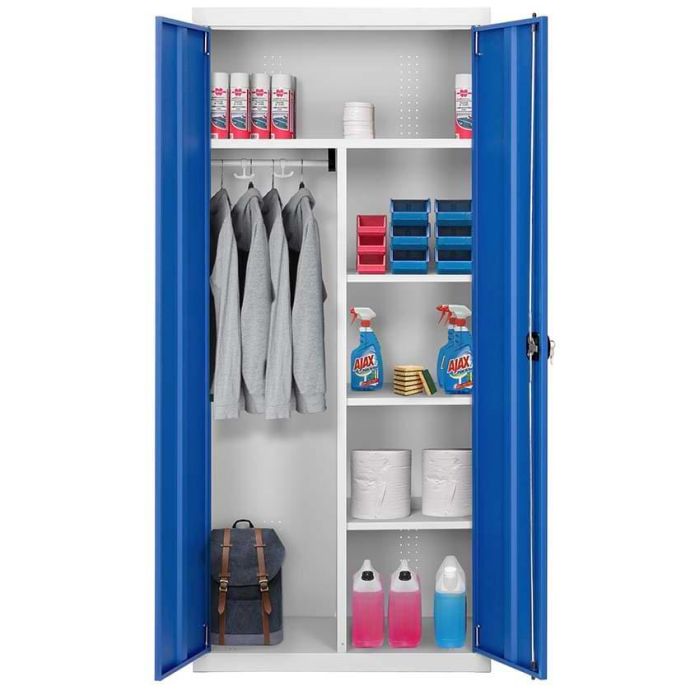 Armoire de rangement avec penderie