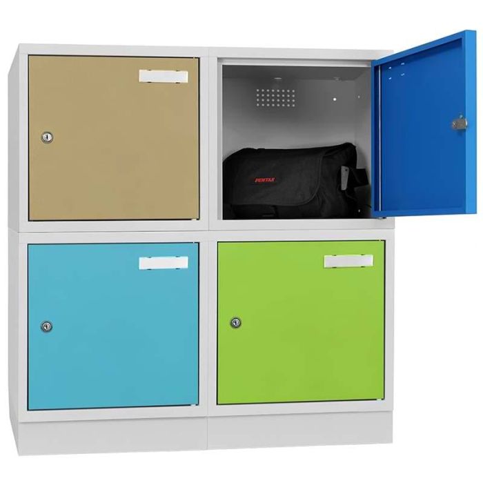 Casier vestiaire individuel métallique – 1 case 400 mm