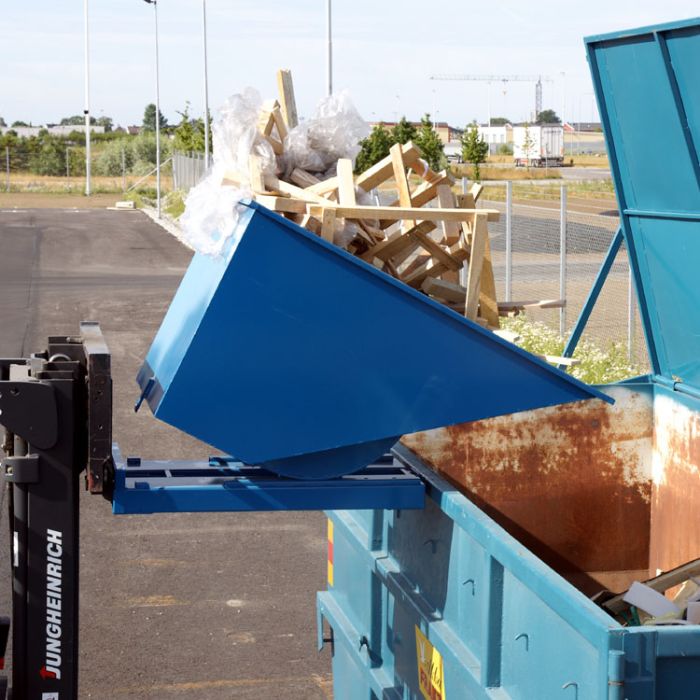 Benne auto-basculante 300L