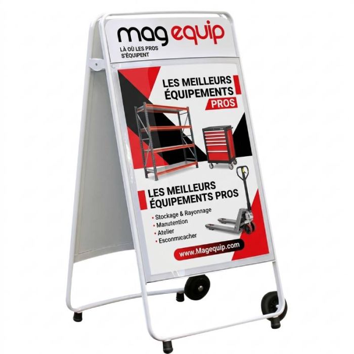Chevalet porte-affiches Delta Plus