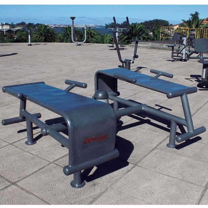 Module fitness Double banc abdominaux