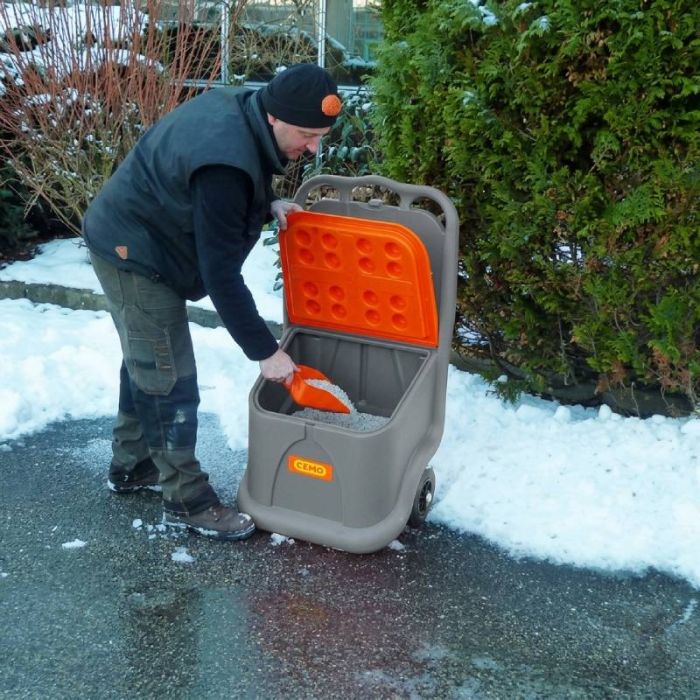 Coffre à sel ou sable mobile 75L