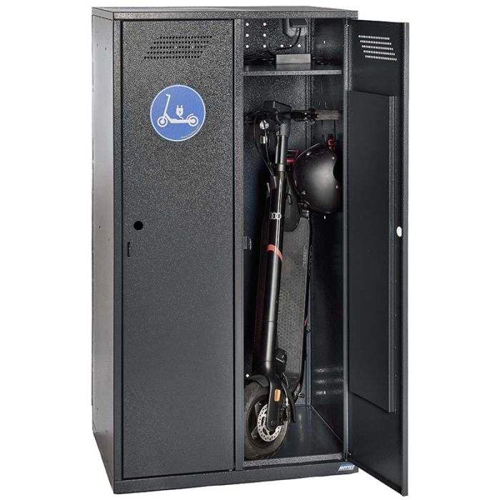 Armoire recharge trottinettes électriques