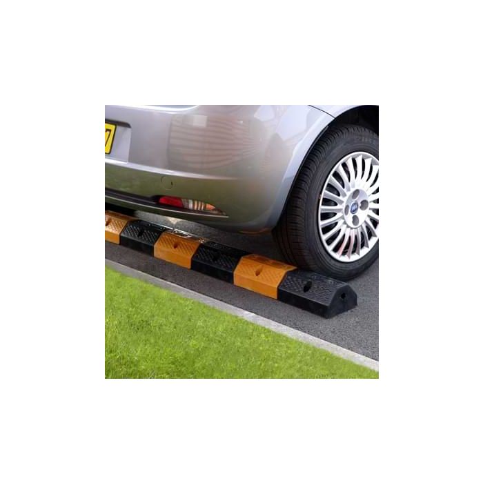 Butée de roue caoutchouc pour parking