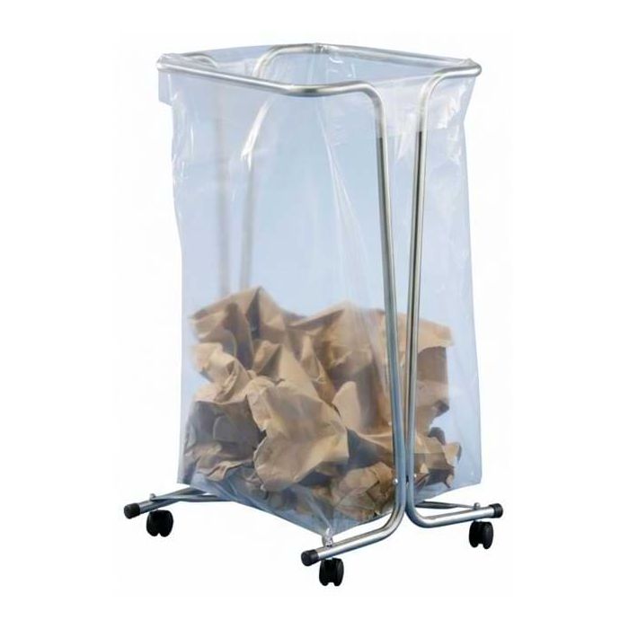 Support sac poubelle sur roulettes - 110L
