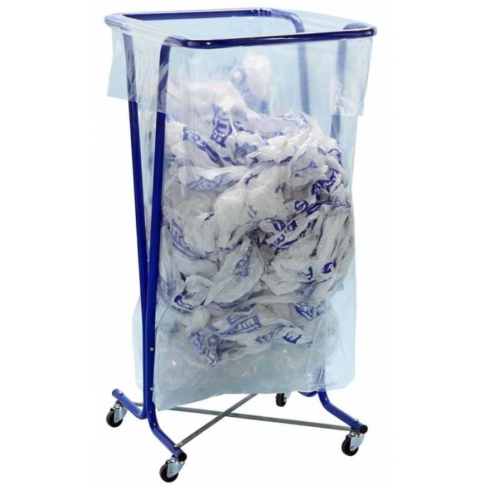 Support sac poubelle sur roulettes - 400L