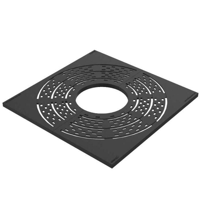 Grille fonte entourage d'arbre Catalpa