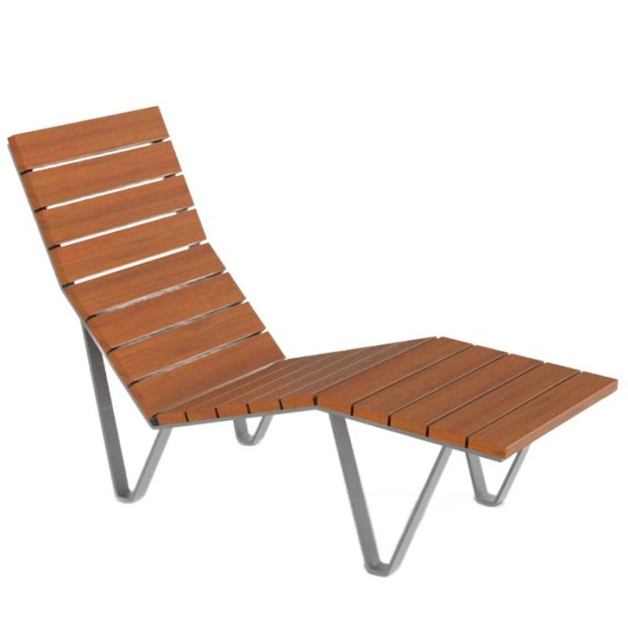 Chaise longue urbaine