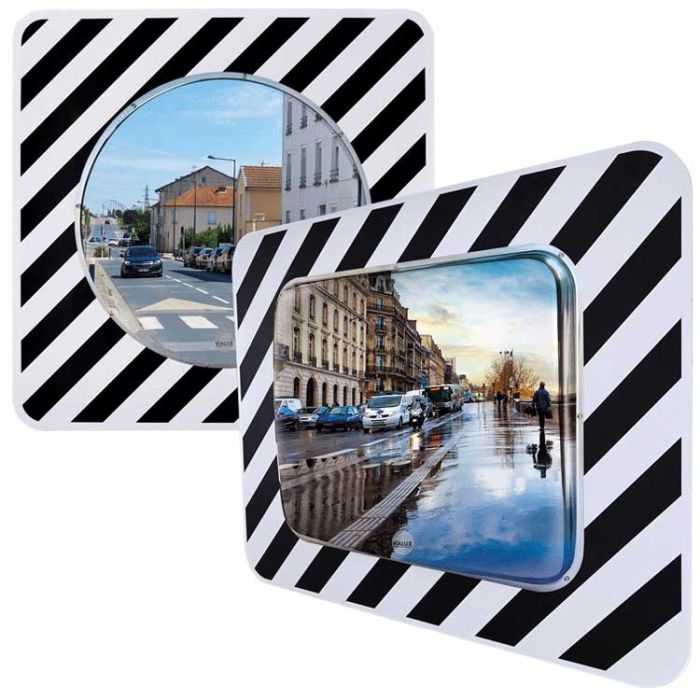 Miroir de circulation inox