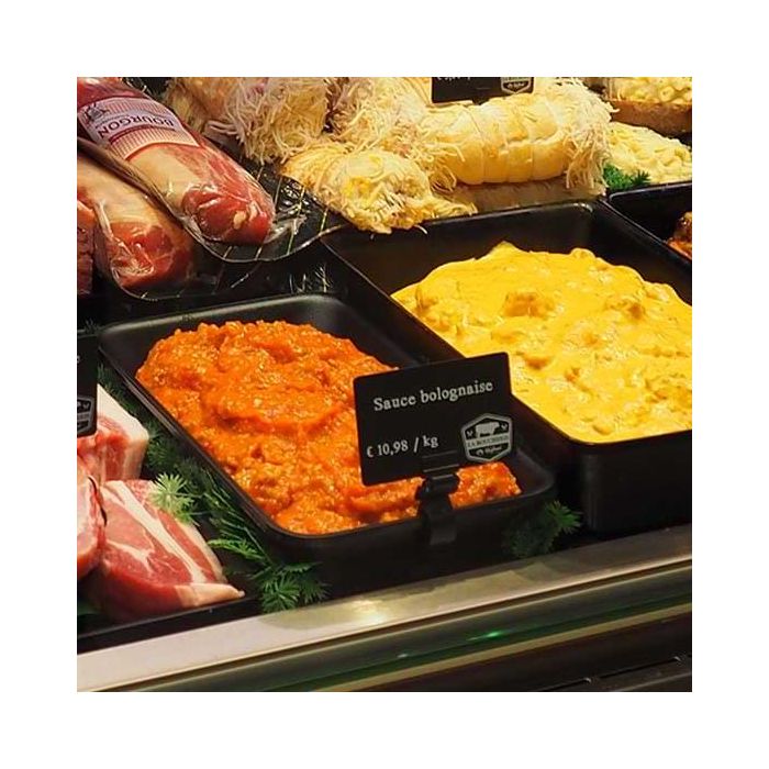 Plat traiteur gastronorm noir