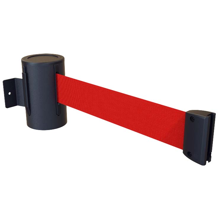 Enrouleur sangle + platine murale - 3,7 m