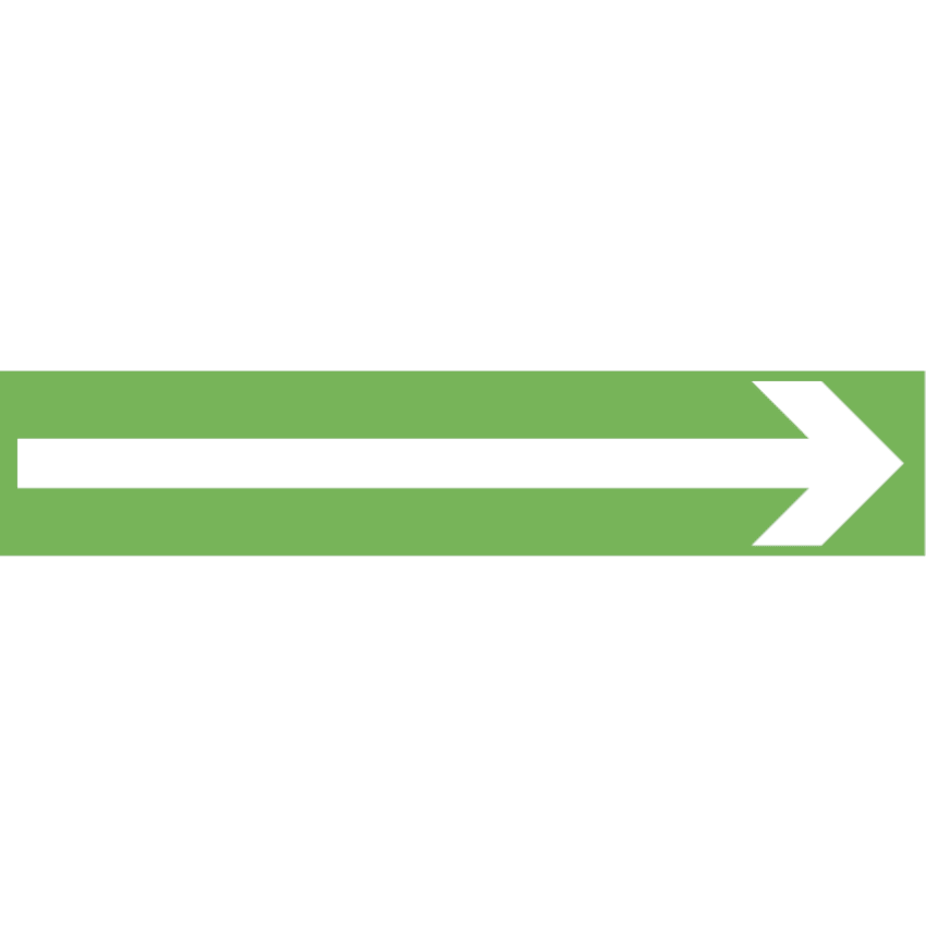 Bande adhésive sol flèche sens de circulation - L. 1000 X l. 200 mm