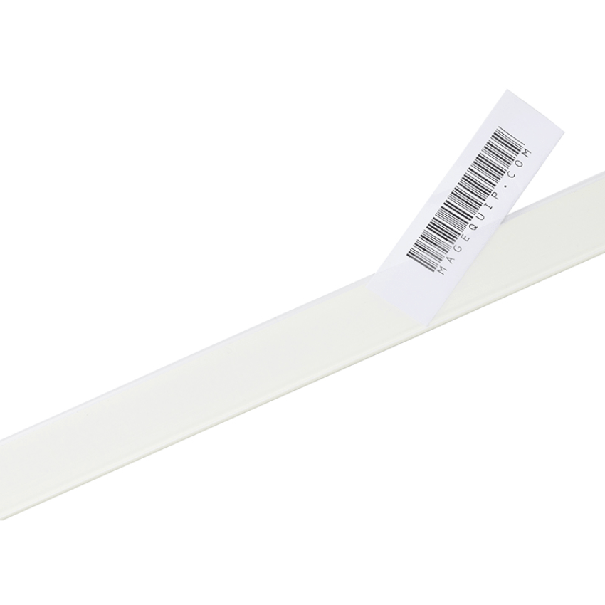 Porte-étiquette adhésif - H. 18 X L. 1000 mm - Blanc