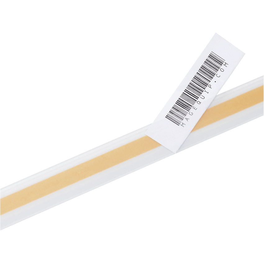 Porte-étiquette adhésif - H. 18 X L. 1000 mm - Transparent