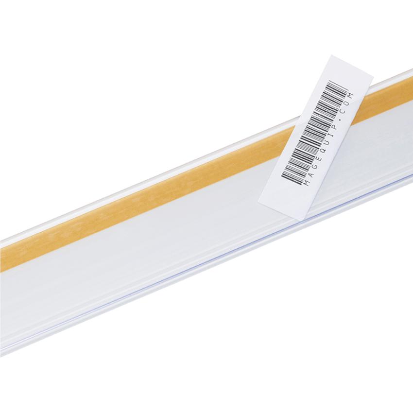 Porte-étiquette adhésif - H. 40 X L. 1000 mm - Transparent