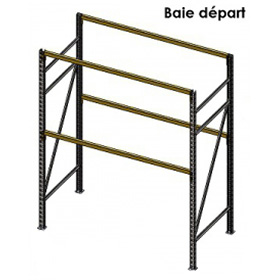 Rack penderie 2 niveaux - Elément départ