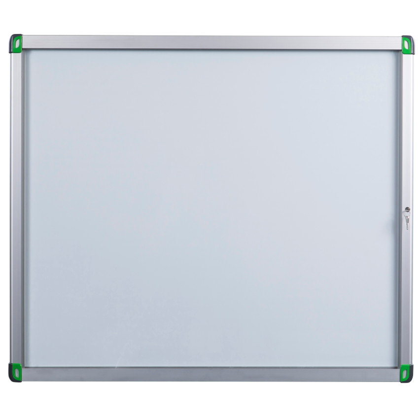 Vitrine intérieure à porte battante - Fond tôle -  Format 9 A4