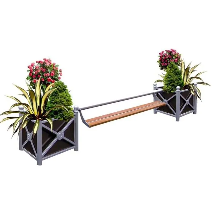 Banc Jardibanc - Pose entre jardinières