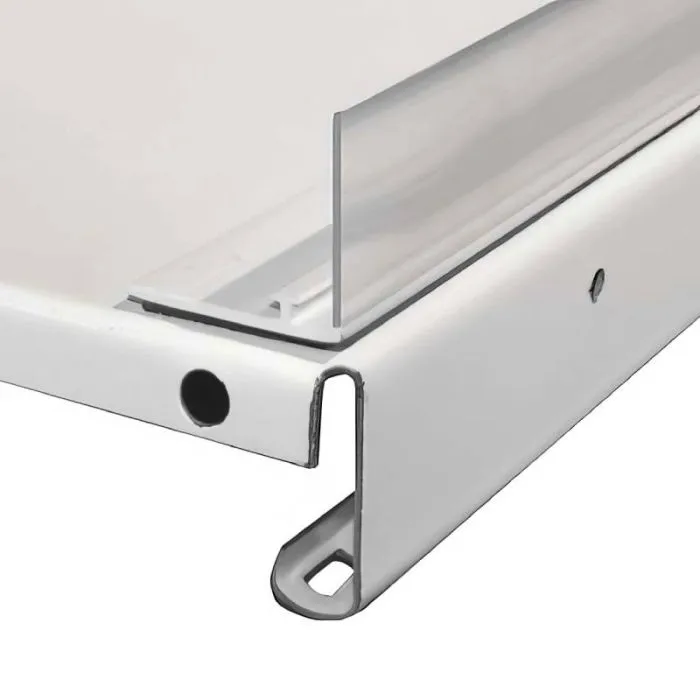 Rail à butée H. 30 mm pour séparateurs