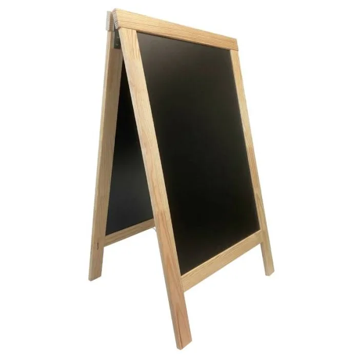 Chevalet de trottoir ardoise H. 127 X 75 cm