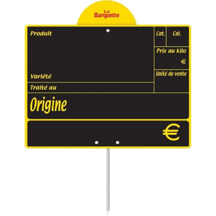 Etiquette avec disque de conditionnement