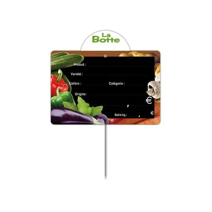 Etiquette Légumes VOCC 15 X 10 cm