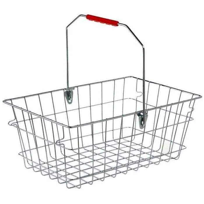 Panier magasin métallique 20L en fil