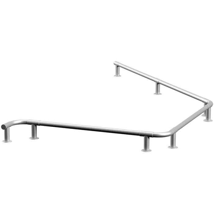 Glissière de protection inox anti-choc