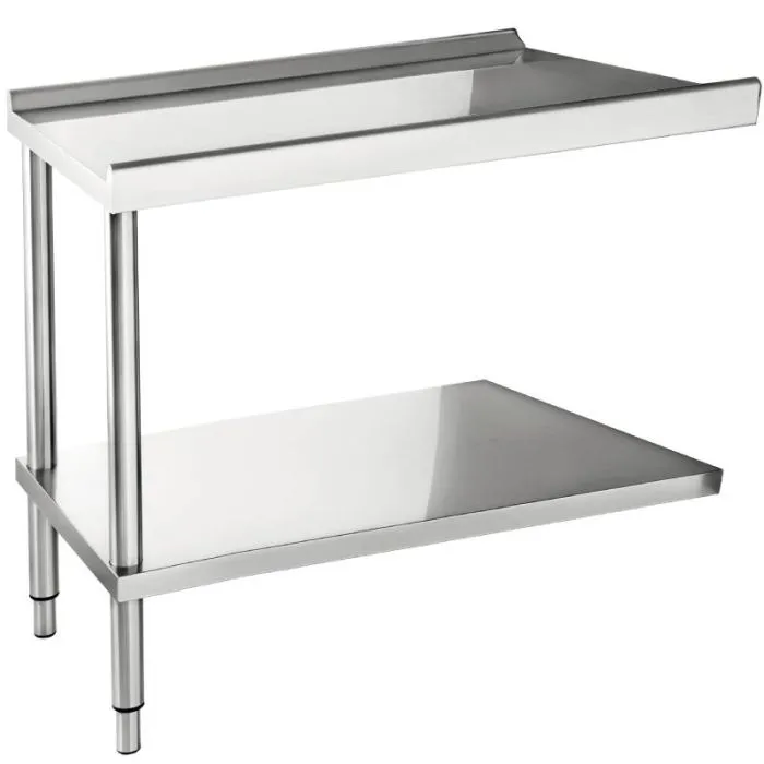 Table lave-vaisselle inox - Entrée ou Sortie