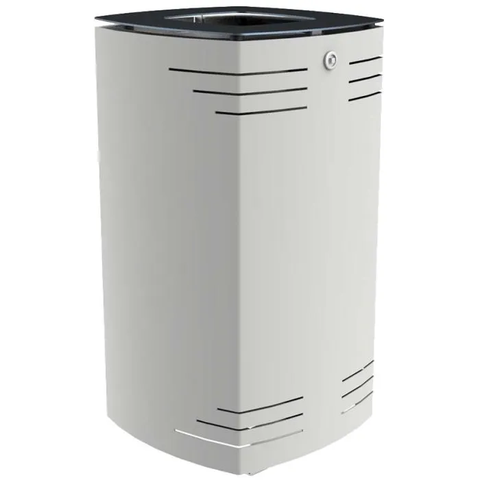 Corbeille acier Vallauris 60L