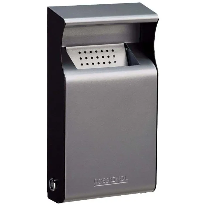 Cendrier acier mural 1L Kopa