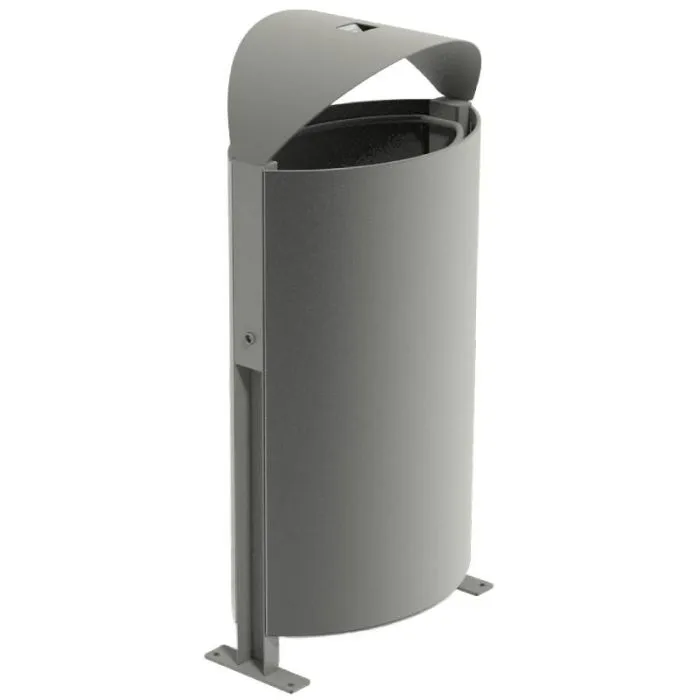 Corbeille acier Villeneuve 100L