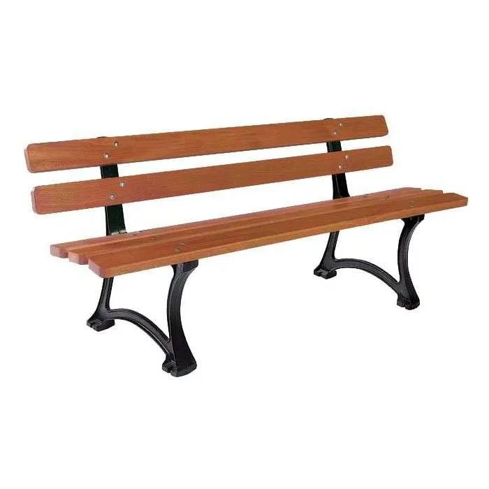 Banc public bois & fonte Argelès