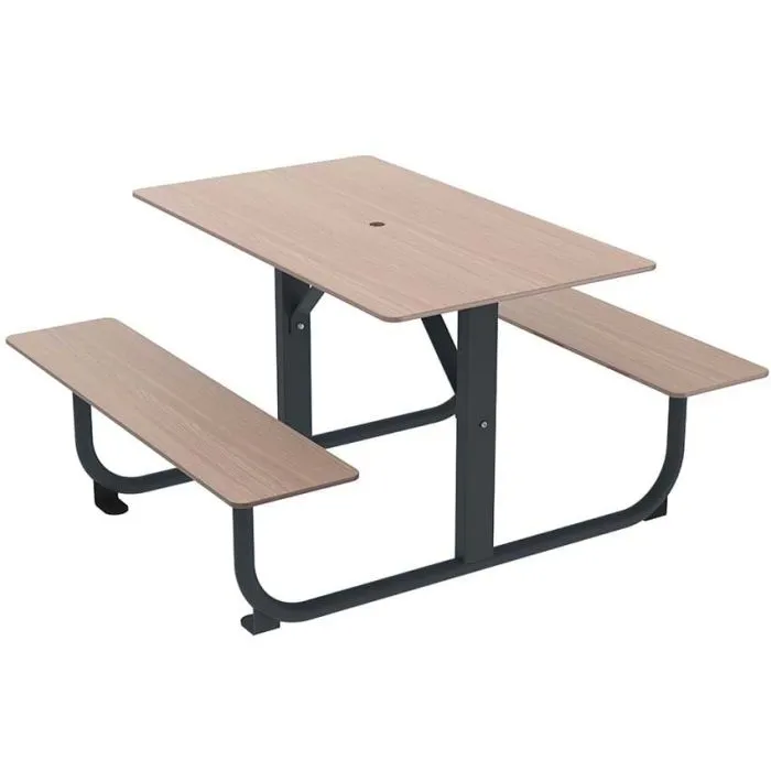 Table pique-nique stratifié compact HPL