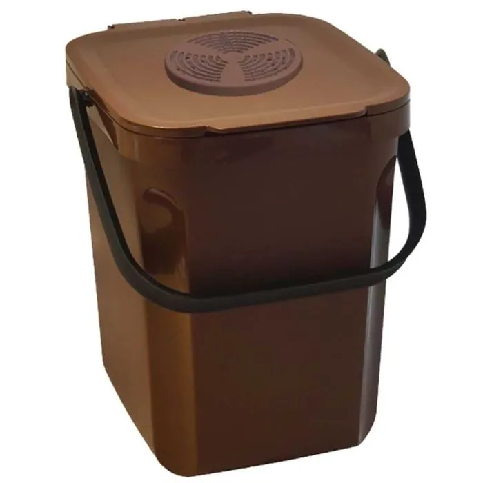 Poubelle pour compost & biodéchets 10L