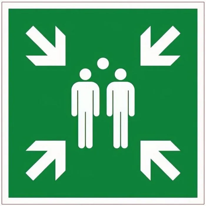 Signalétique Point De Rassemblement 350 mm
