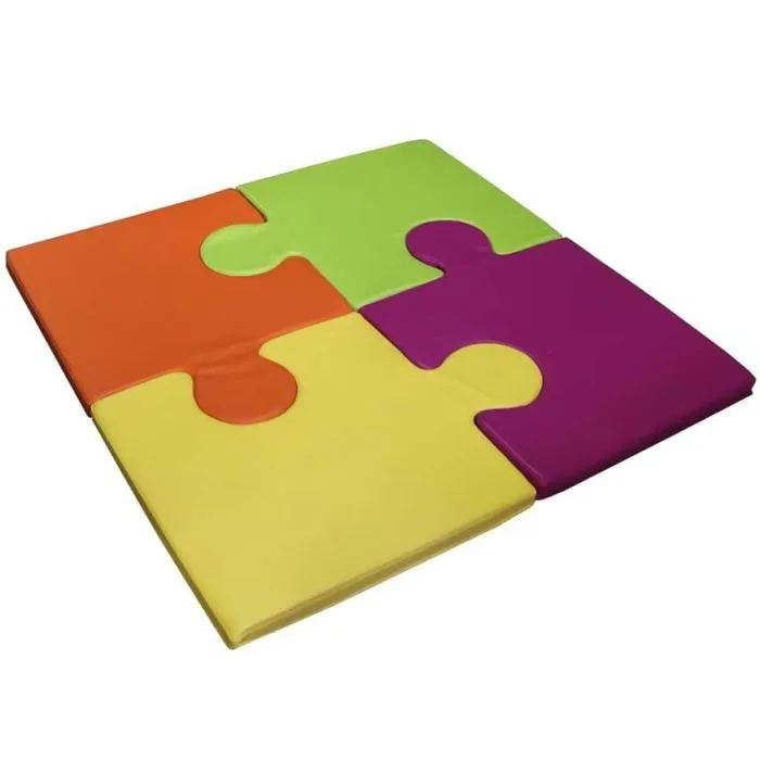 Tapis Mousse Puzzle Carré pour Crèches et Ecoles