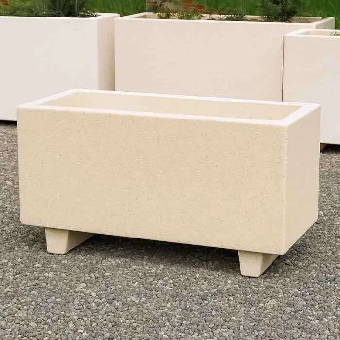 Jardinière béton rectangulaire Ispe