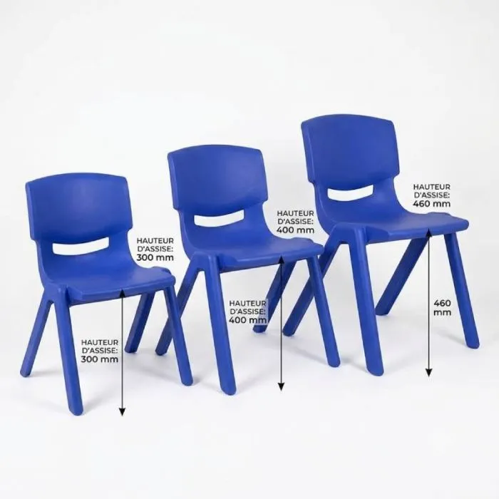 Chaise école monobloc Léo