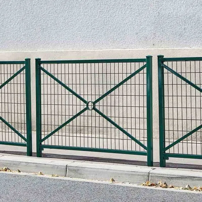 Barrière de ville Valence grillagée