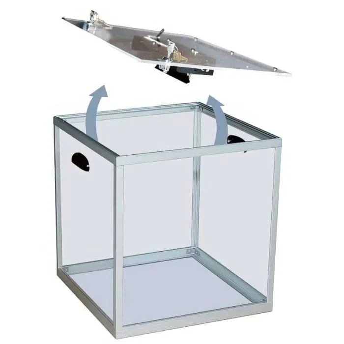 Urne électorale transparente réglementaire