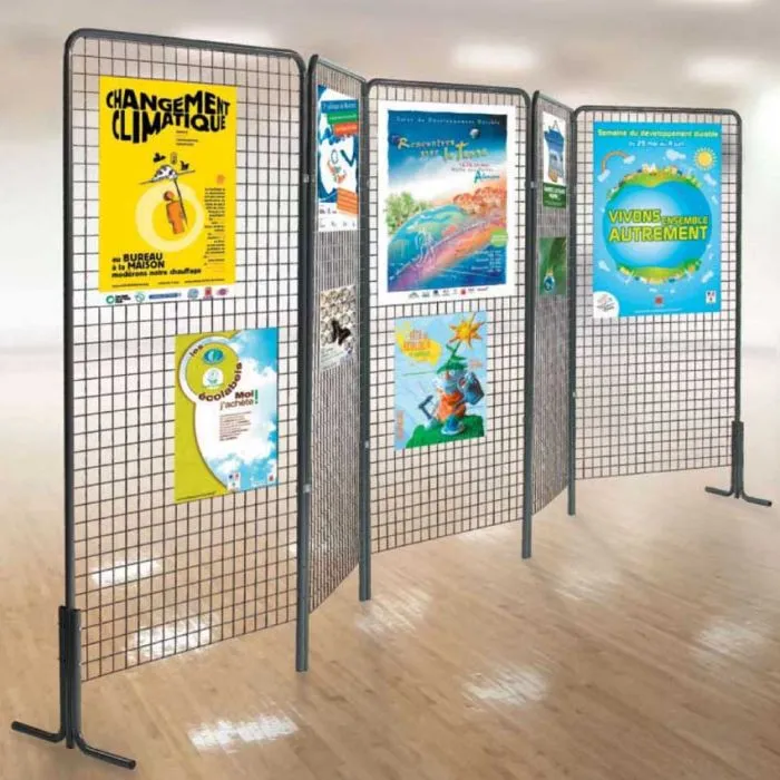 Grille d'Exposition Modulaire pour Affichage
