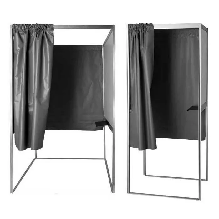 Isoloir de vote aluminium – Standard, PMR et montage sans outils
