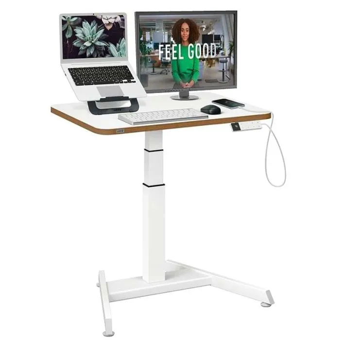 Bureau compact assis-debout électrique