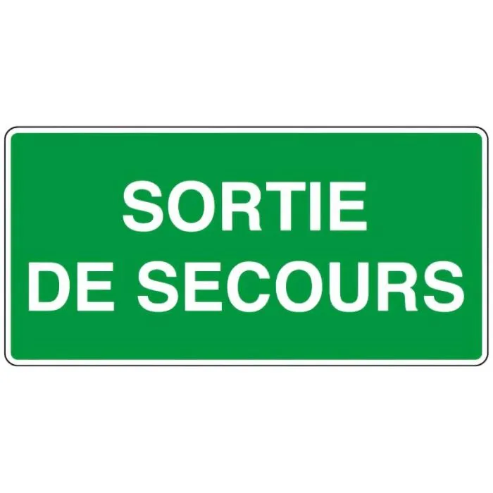 Signalétique Sortie De Secours